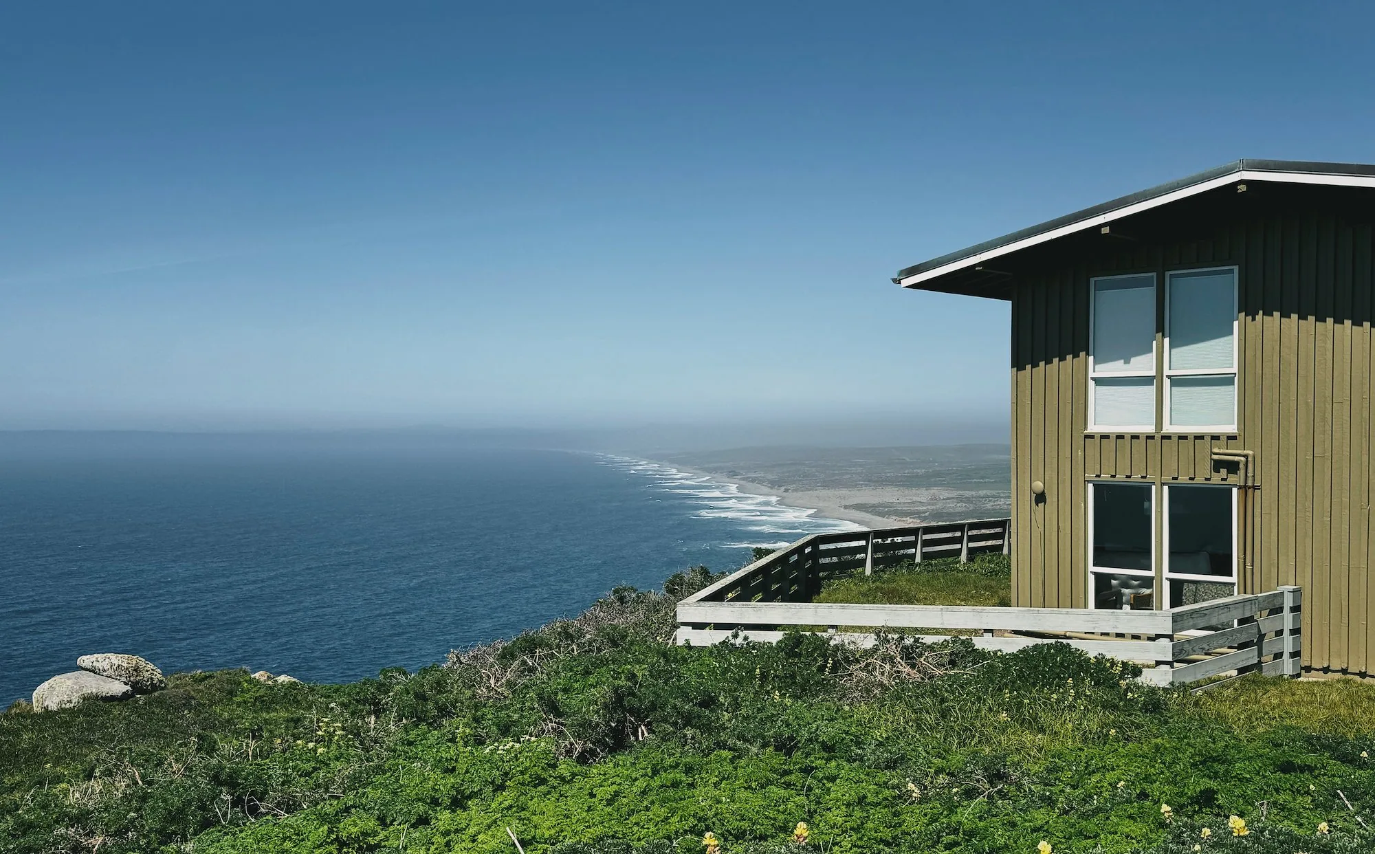 Historic buildings in the Point Reyes Lighthouse compound